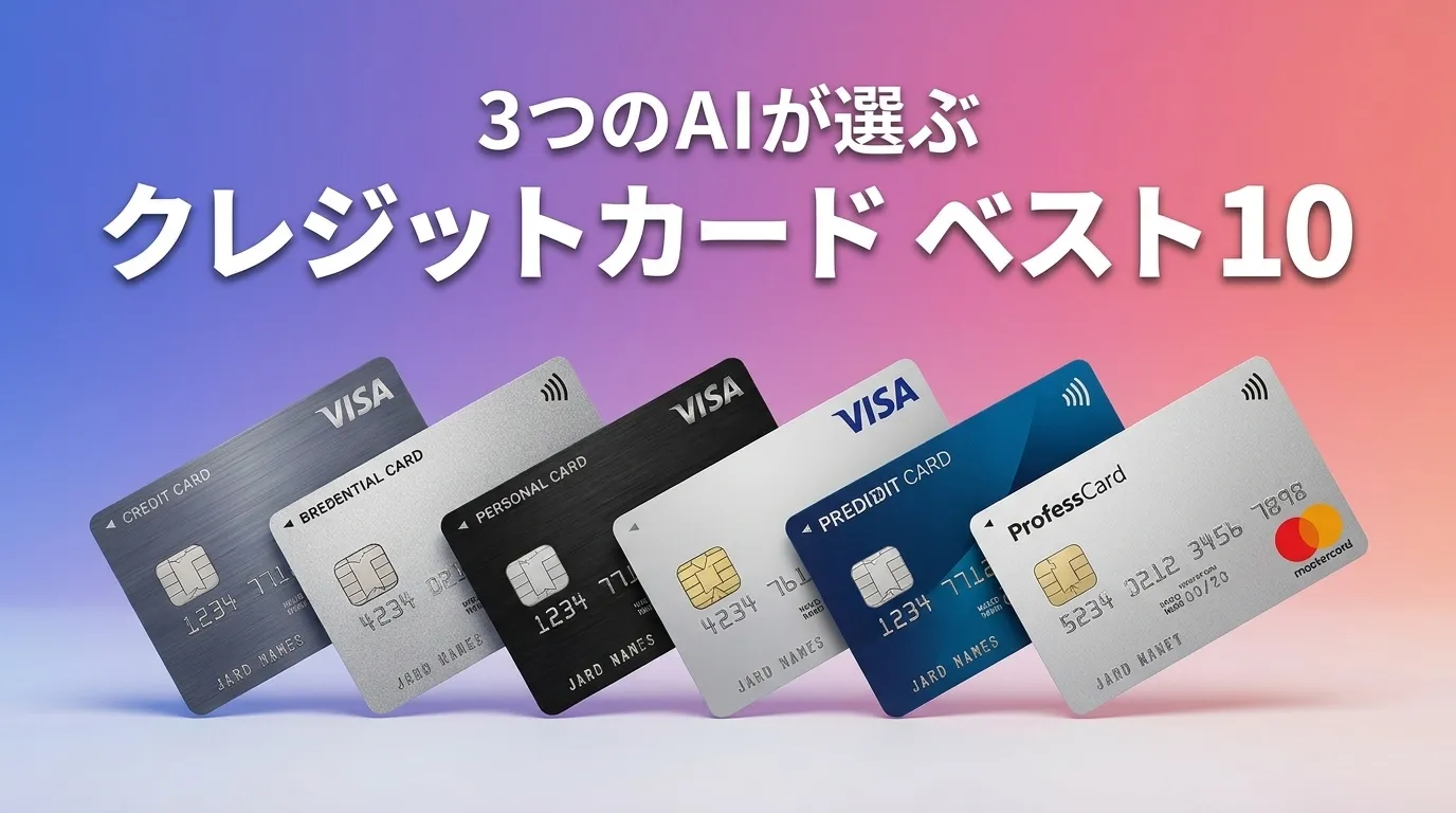 2026年8月版クレジットカードおすすめAIランキング