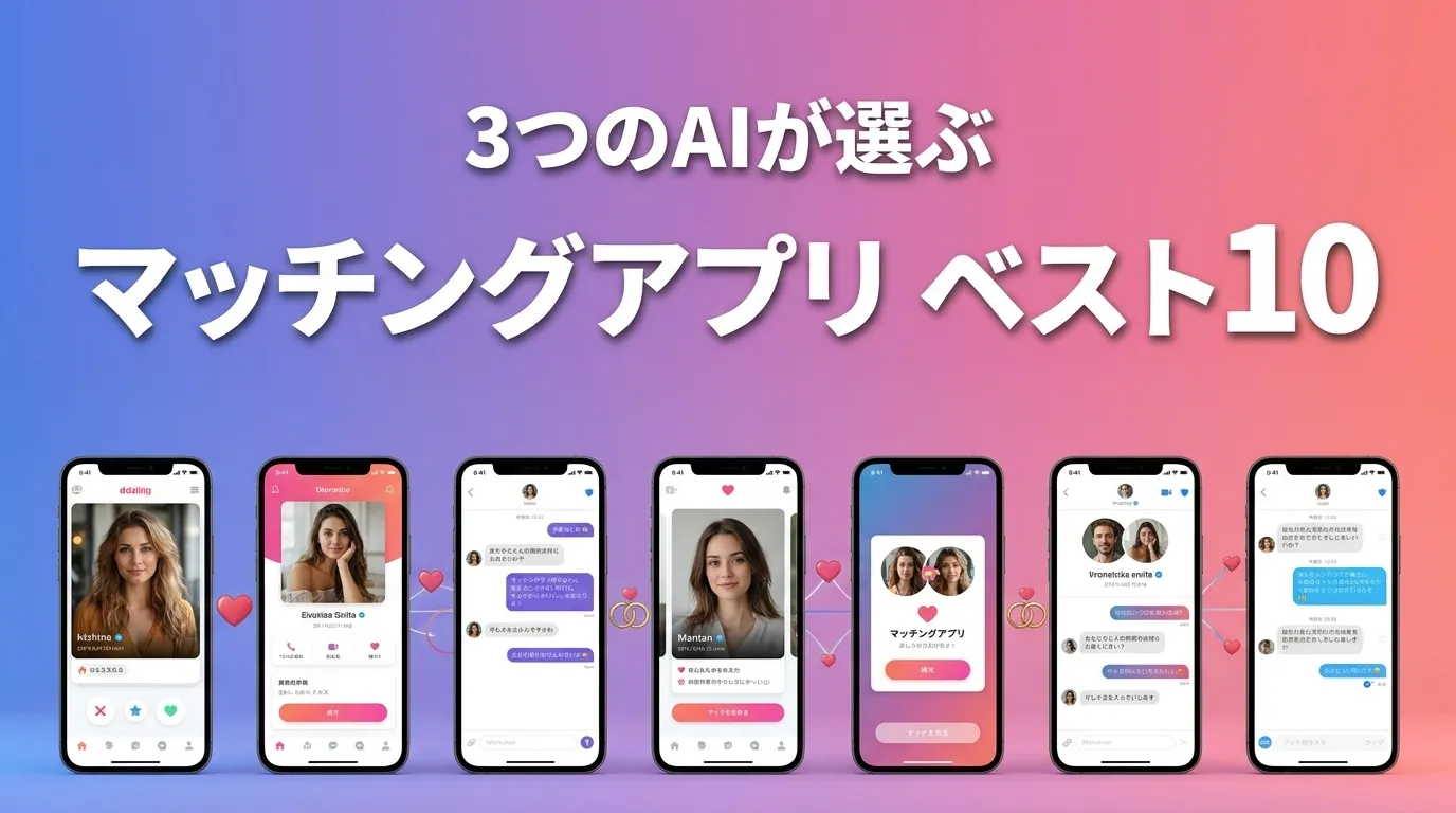 2026年7月版マッチングアプリおすすめAIランキング