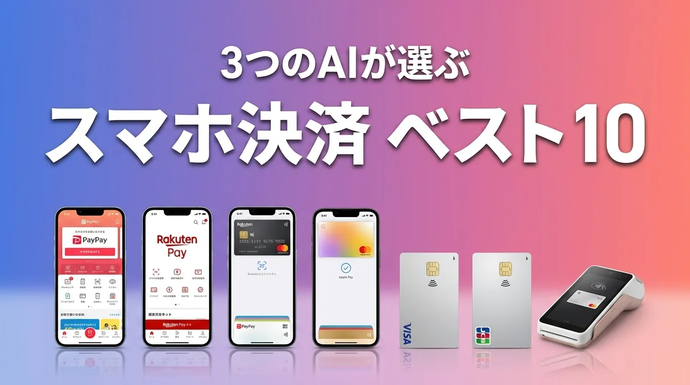 2026年8月版スマホ決済おすすめAIランキング