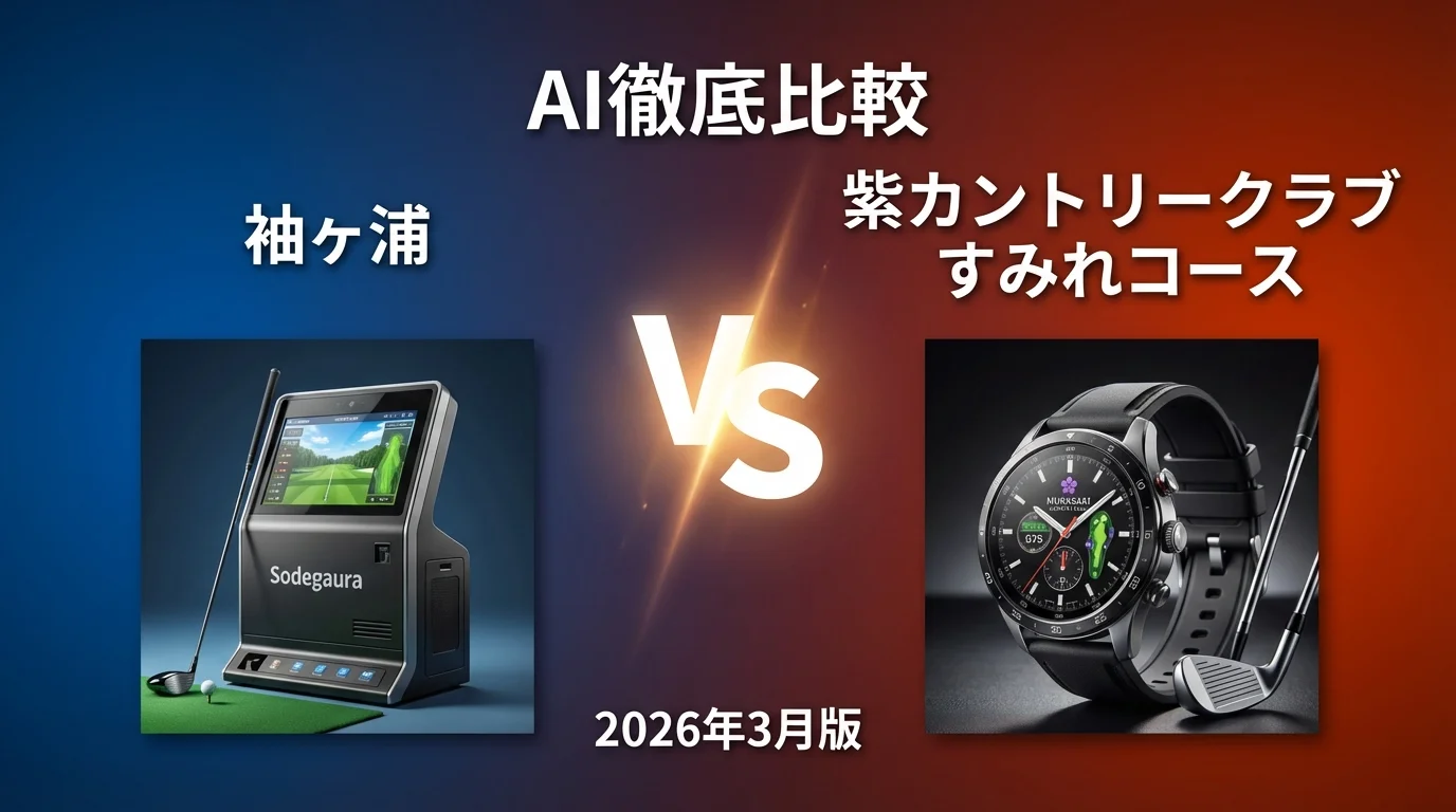 袖ヶ浦 vs 紫カントリークラブ すみれコース｜千葉のゴルフ場AI徹底比較
