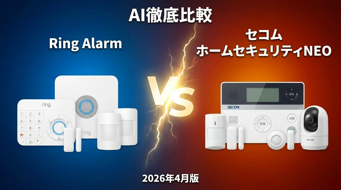 セコム ホームセキュリティNEO vs アルソック ホームセキュリティ｜ホームセキュリティ AI徹底比較