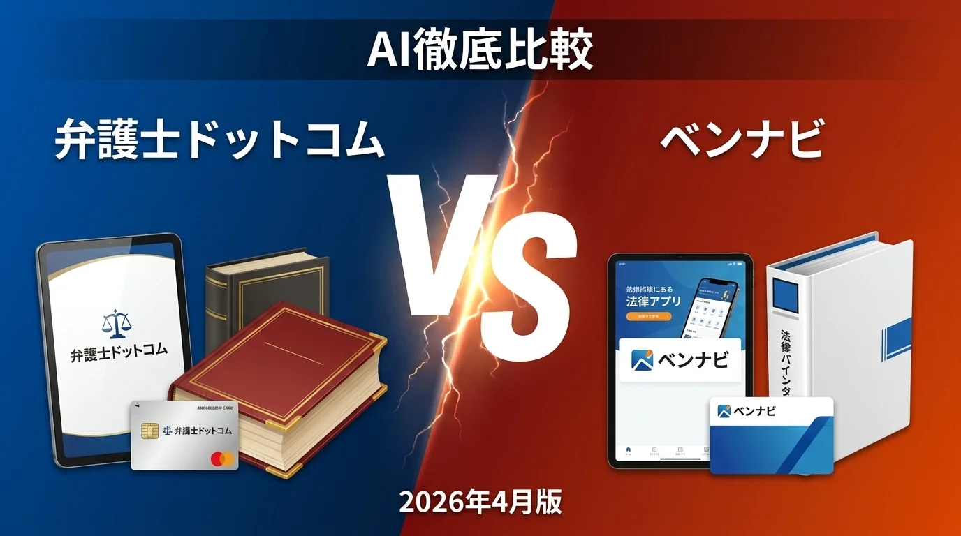 アディーレ法律事務所 vs 弁護士ドットコム｜法律相談・弁護士 AI徹底比較