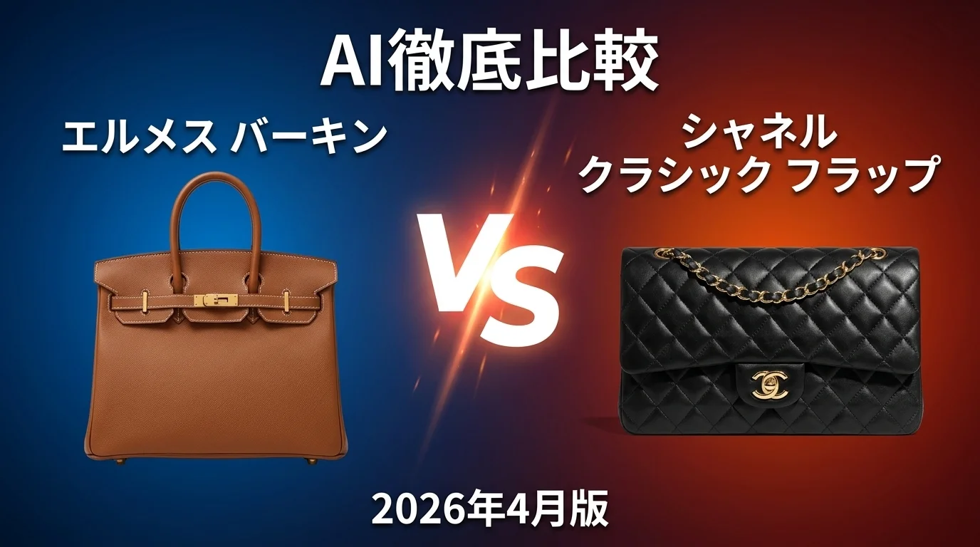 エルメス vs シャネル｜ファッションハイブランドAI徹底比較