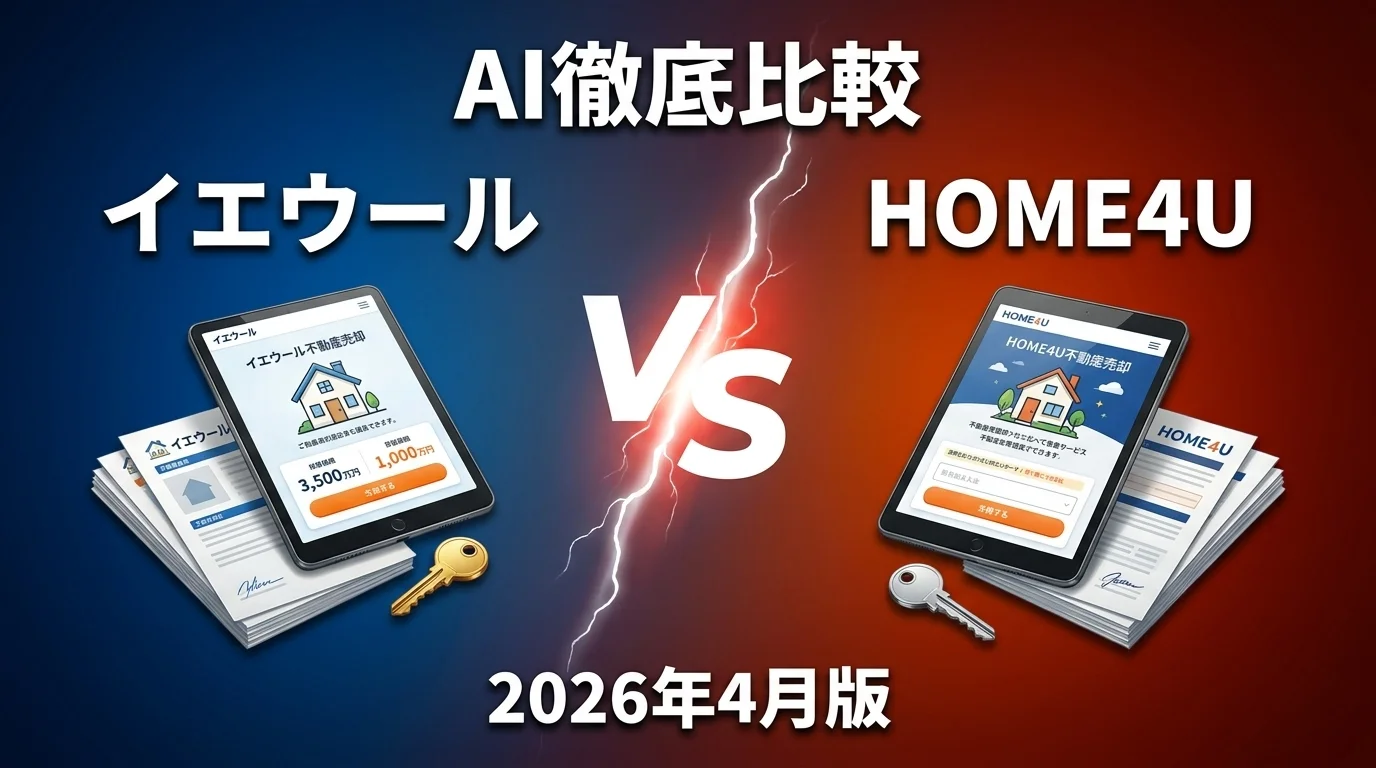 SREリアルティ vs イエウール｜不動産売却 AI徹底比較